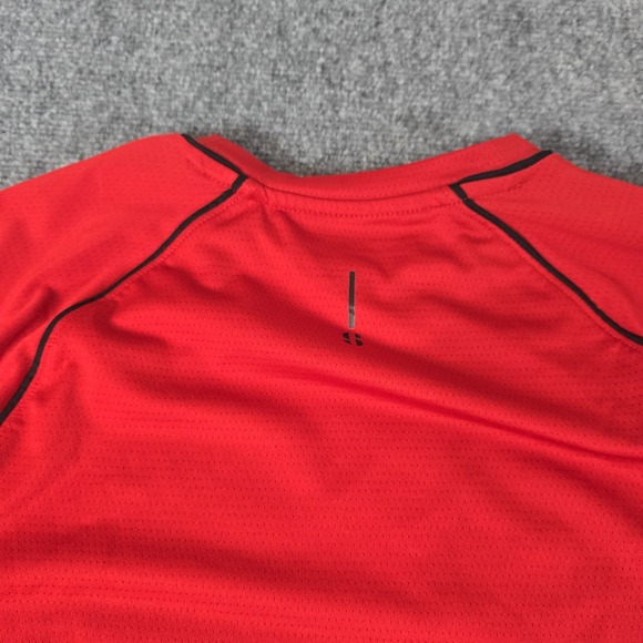 Sports Illustrated Red Long Sleeve Athletic T Shirt Mens Size S Moisture Wicking - Picture 8 of 13